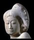 Indonesia: Terracotta head of a female figure, Trowulan, East Java, late Majapahit Period, c. 14th century
