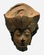Indonesia: Terracotta head of a female figure, Troluwan, Majapahit, East Java, 14th-15th century